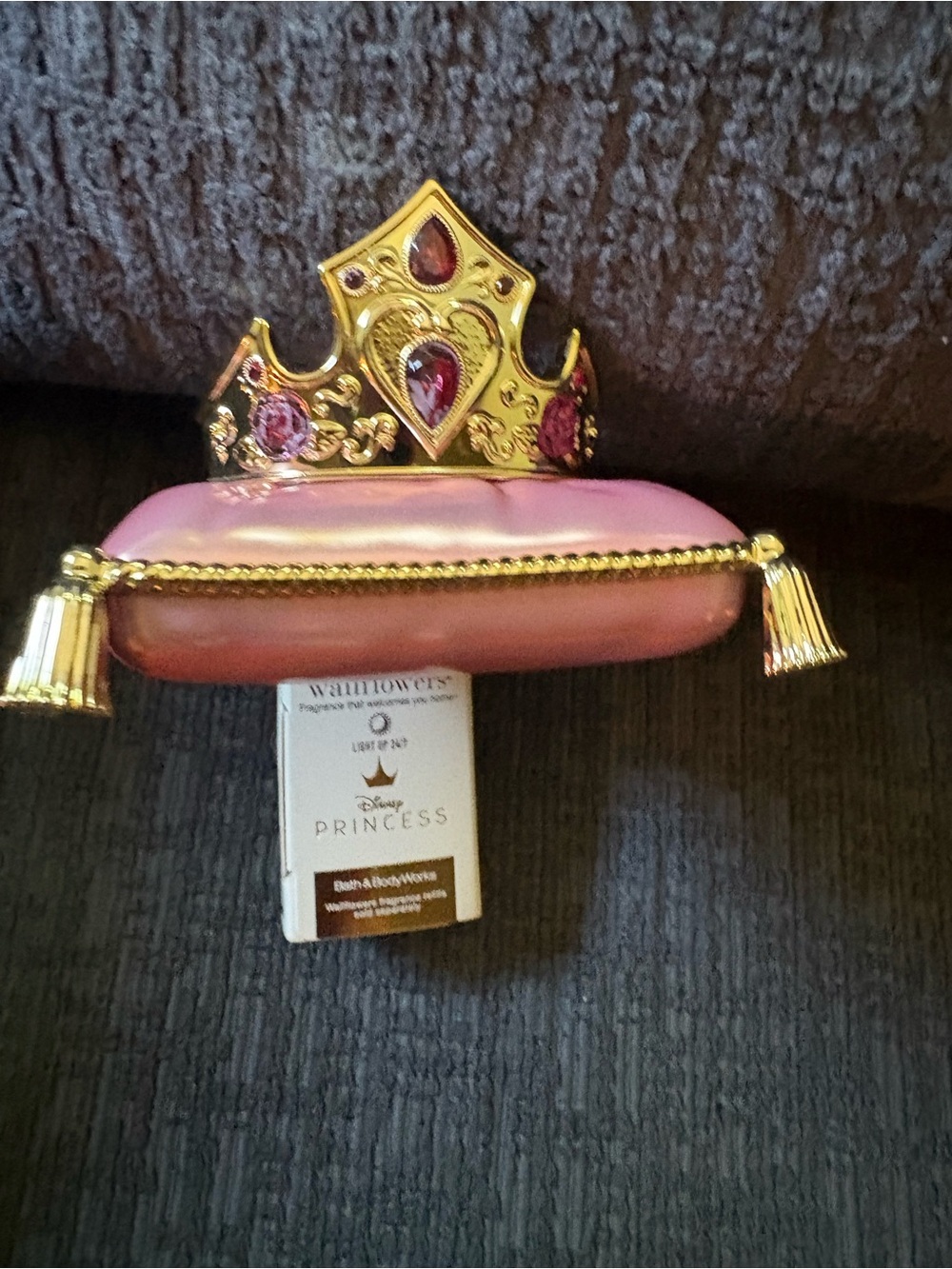 Bath & Body Works White and Gold Disney Princess Wallflowers Plug